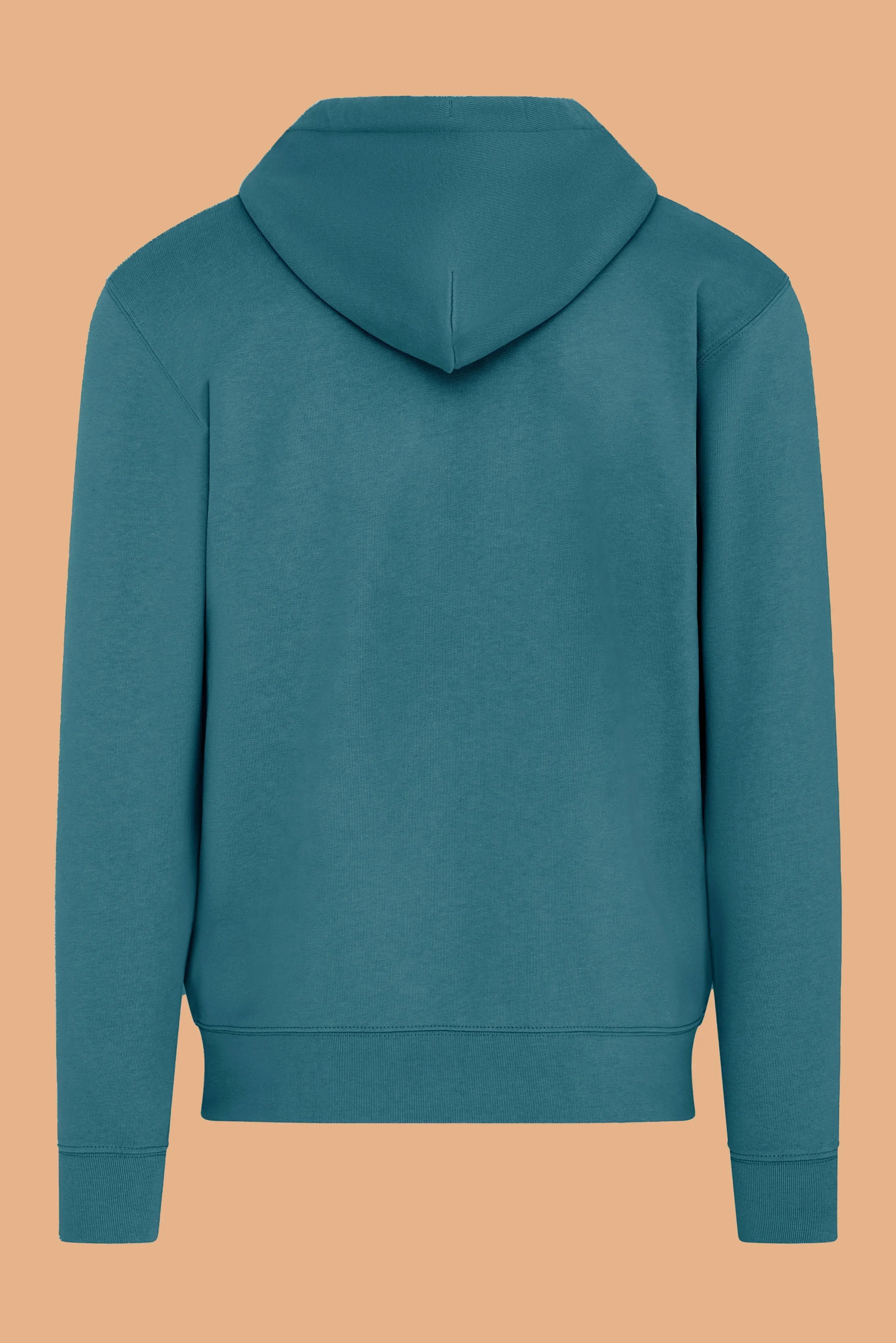 Embroidered P Zip-Up Hoodie
