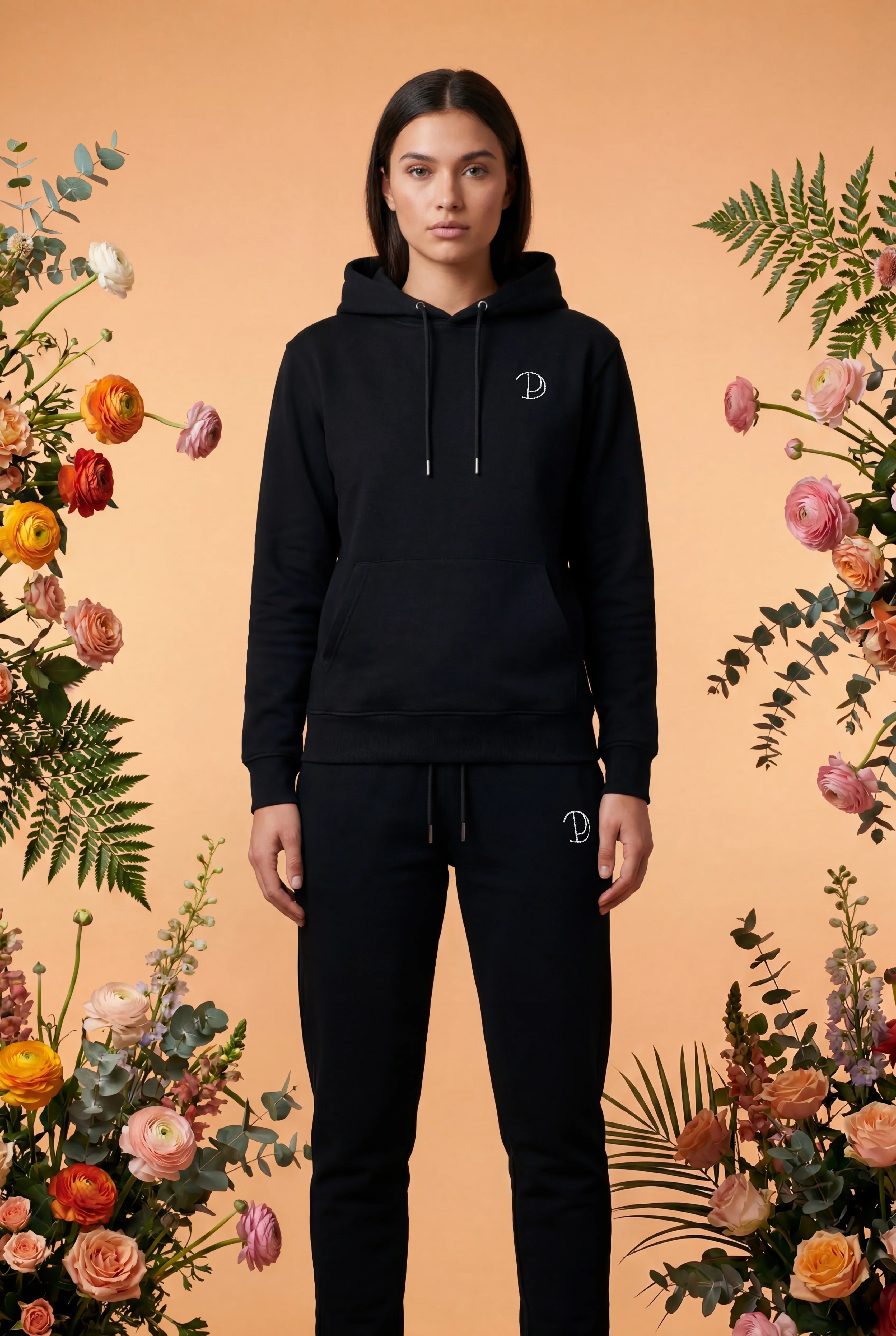 Embroidered P Hoodie