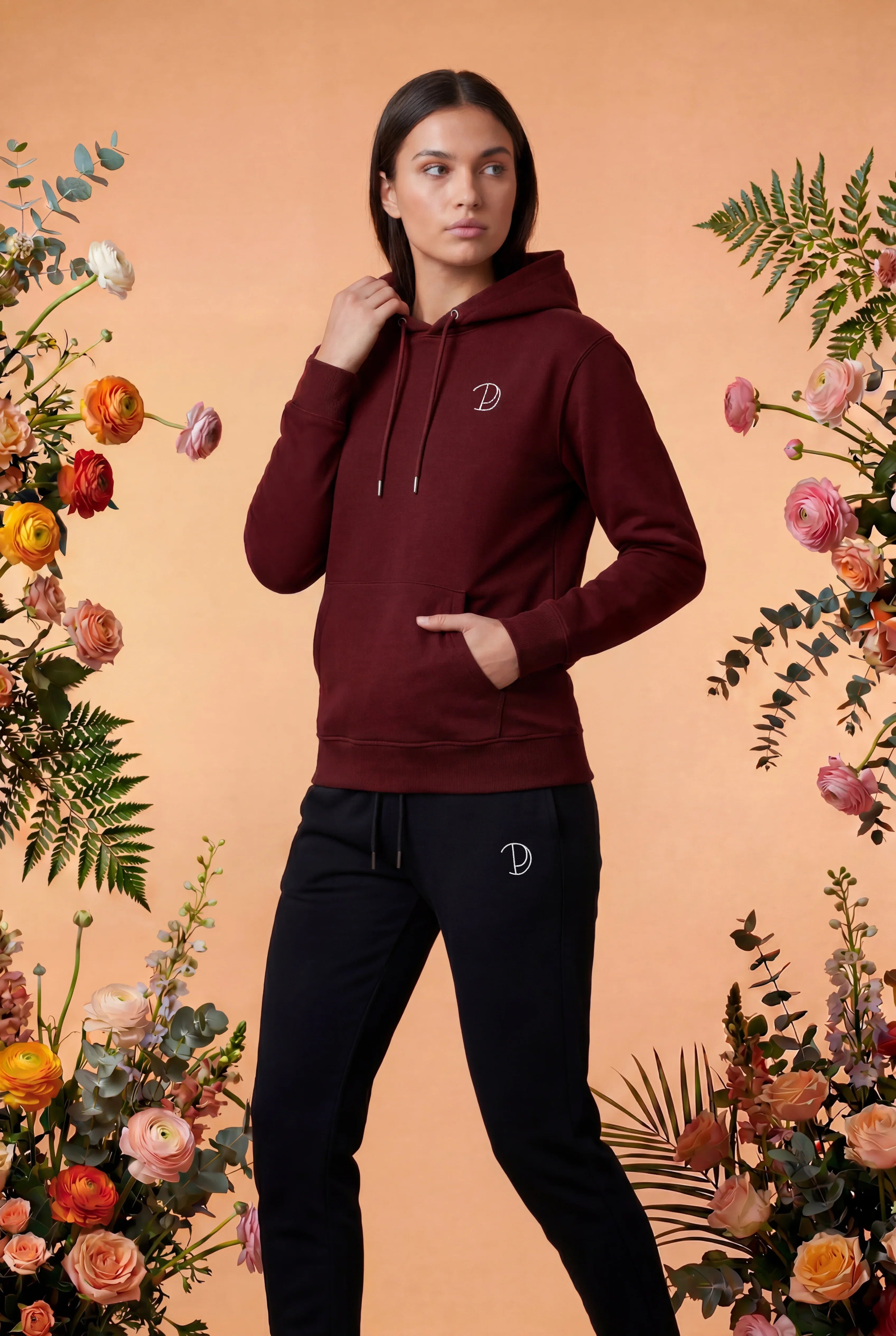 Embroidered P Hoodie