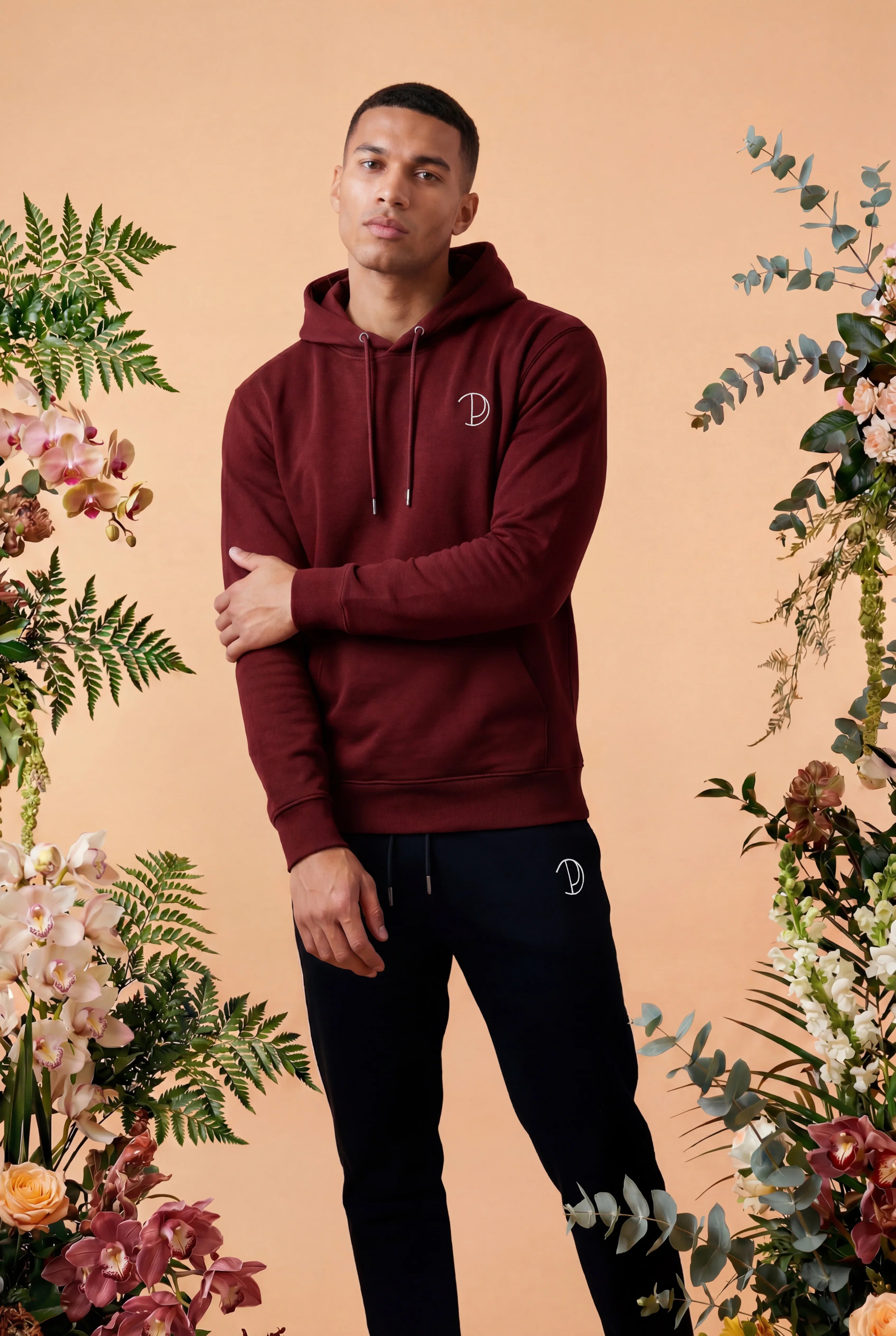 Embroidered P Hoodie