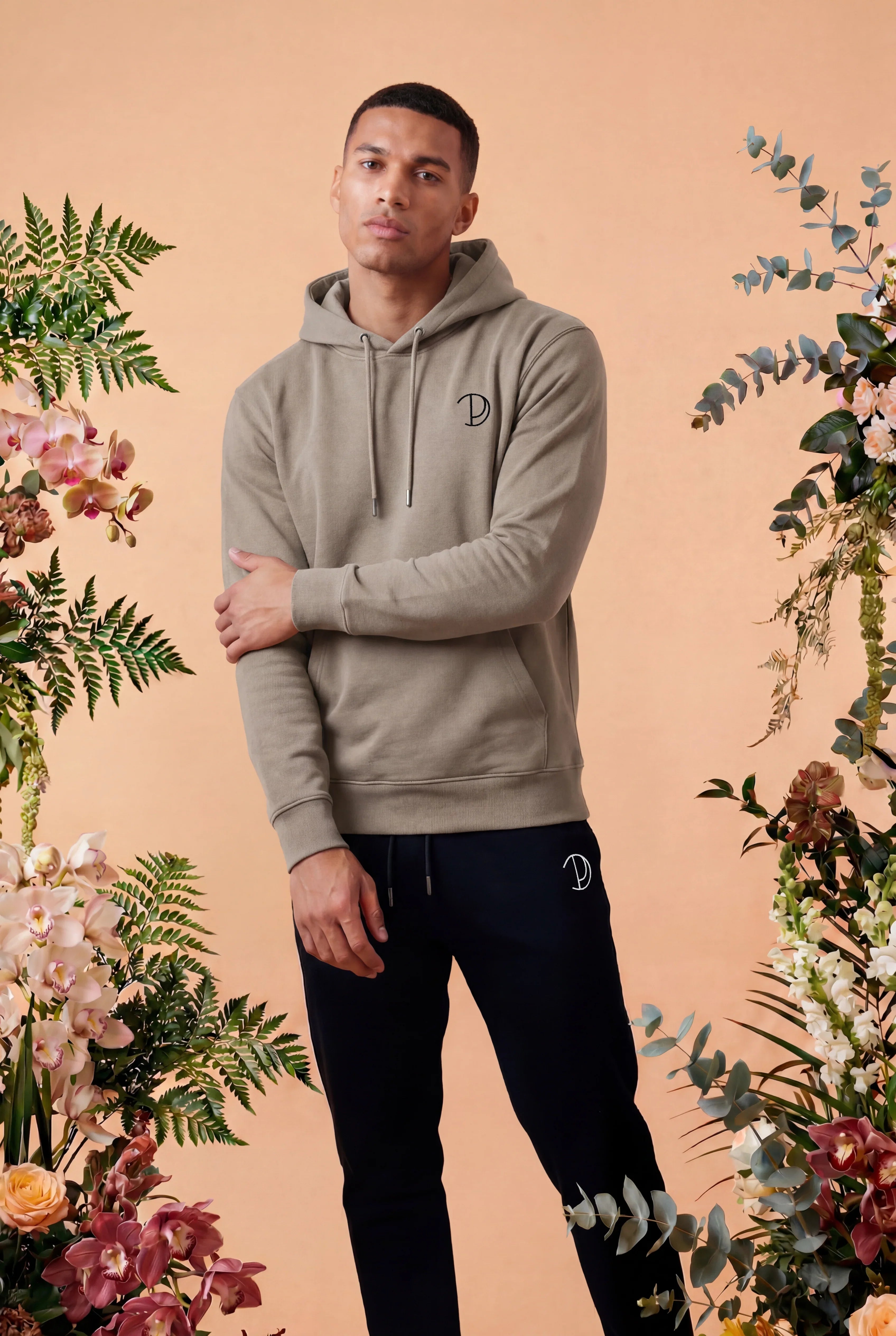 Embroidered P Hoodie