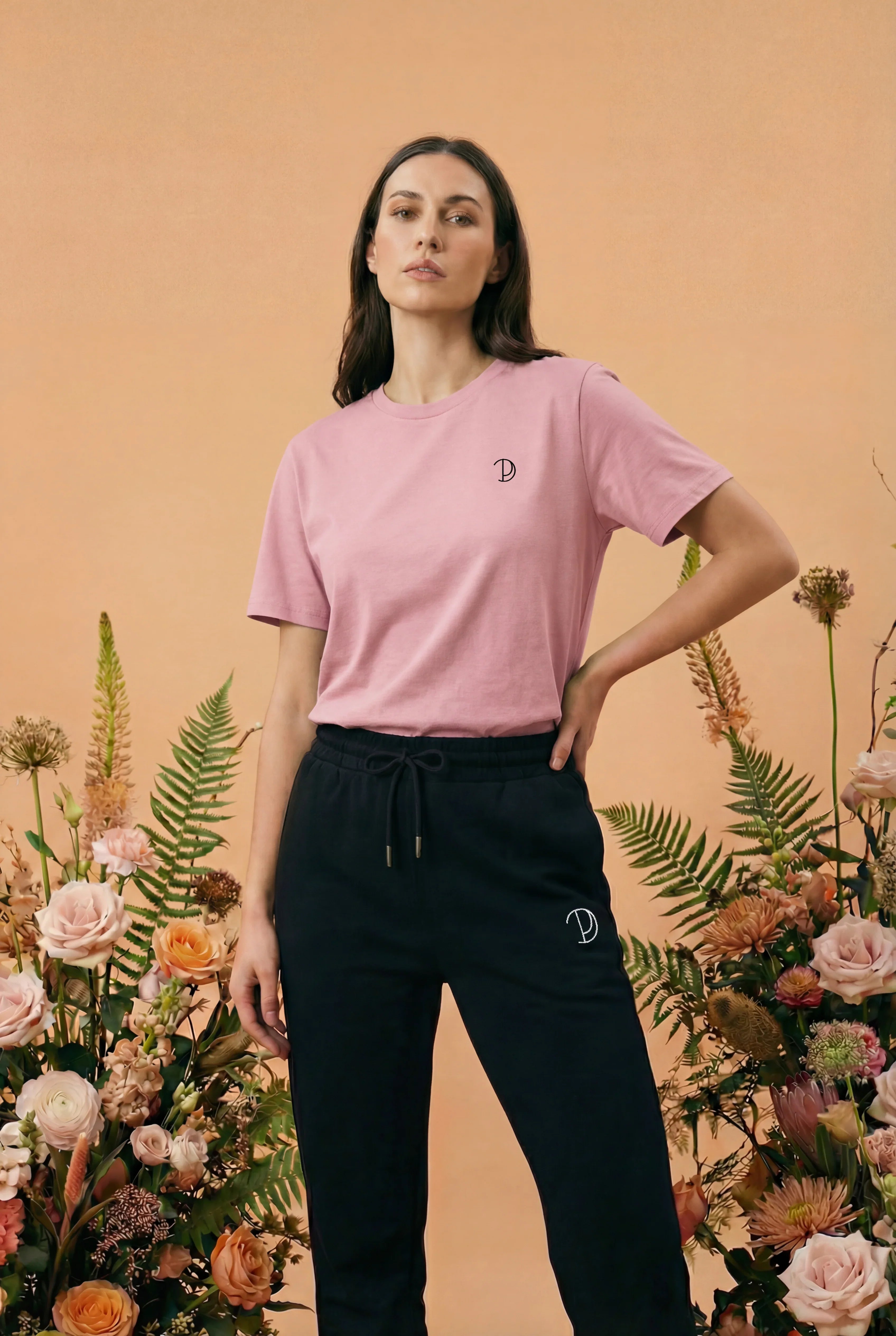 Embroidered P T-Shirt