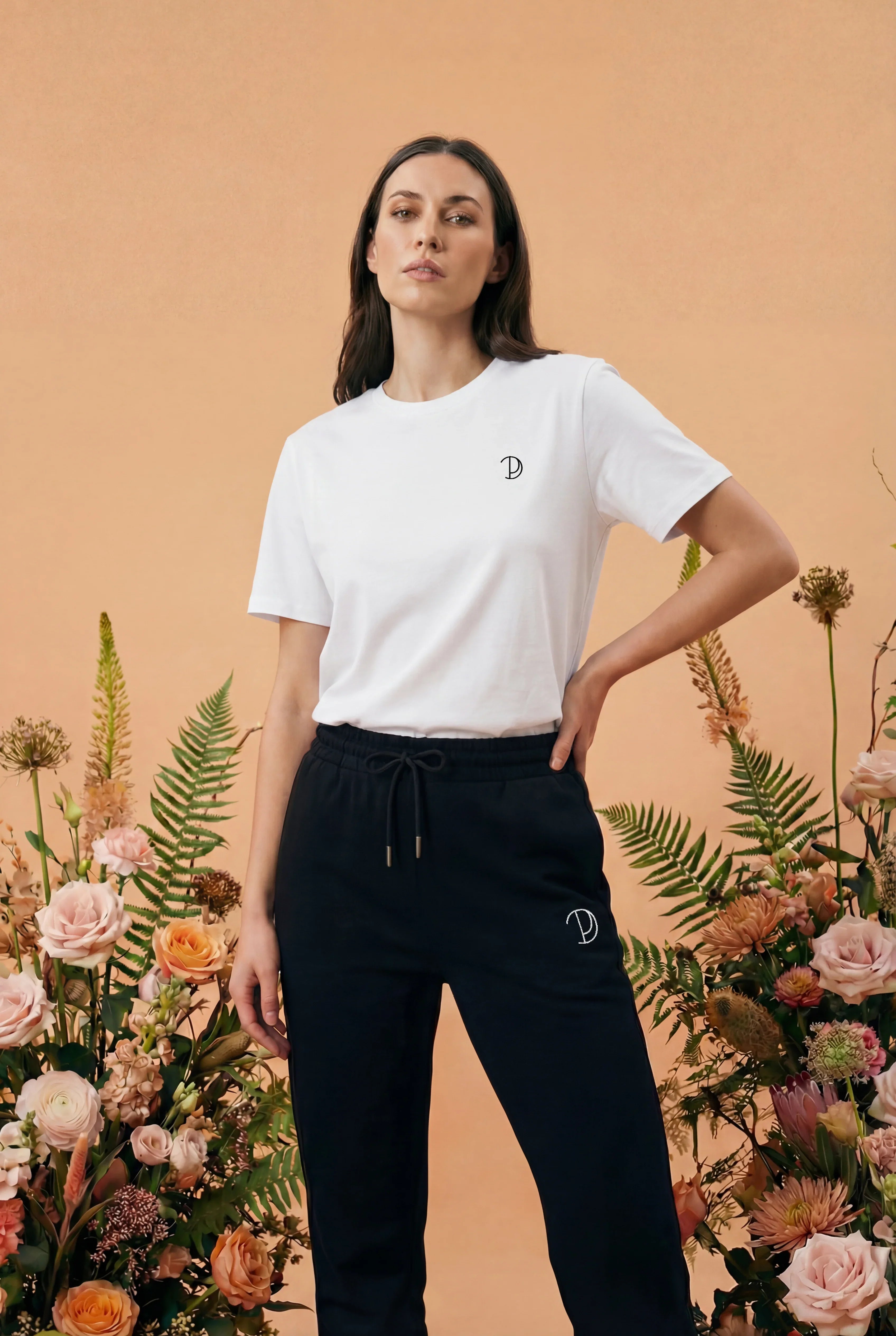Embroidered P T-Shirt