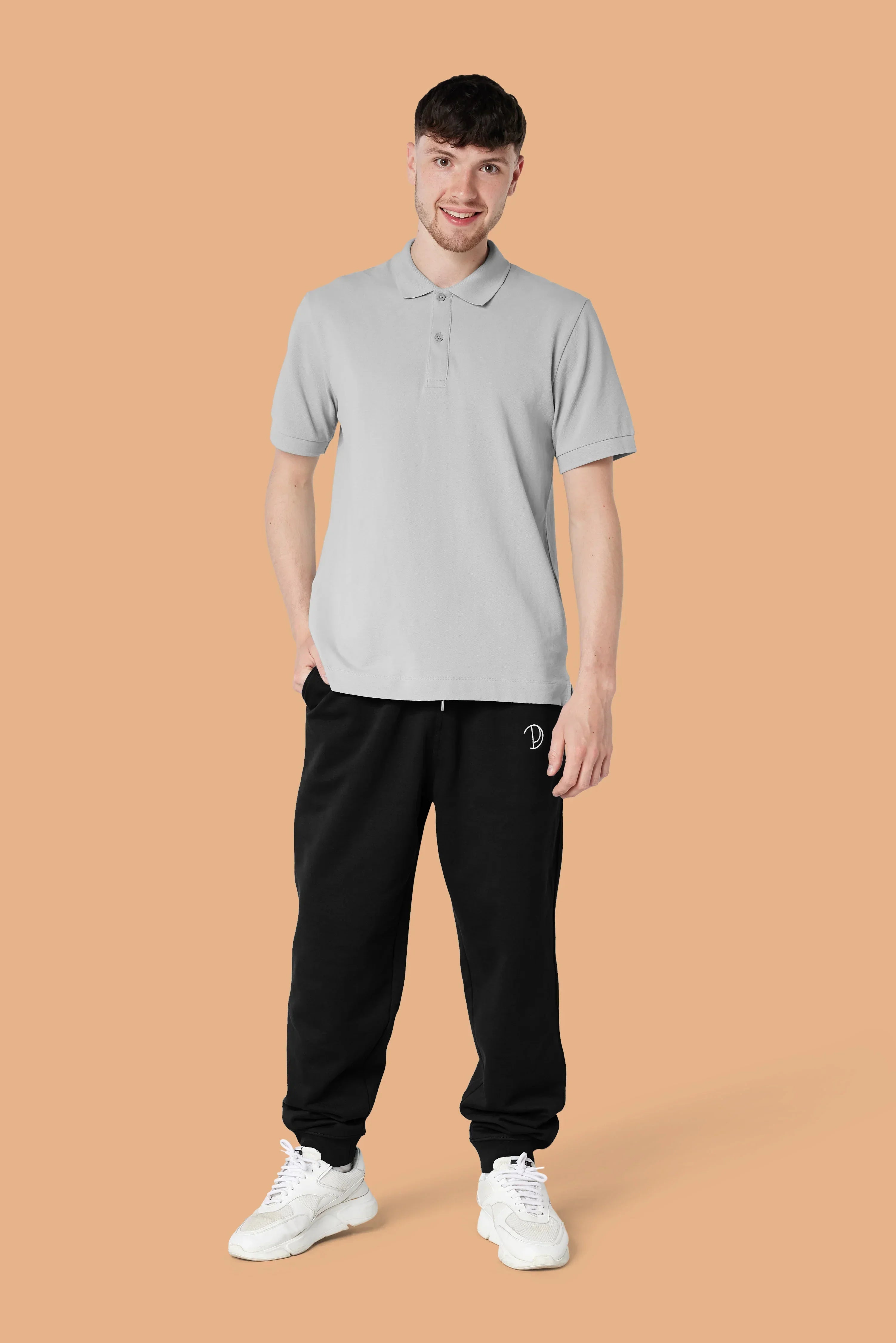 Embroidered P Joggers