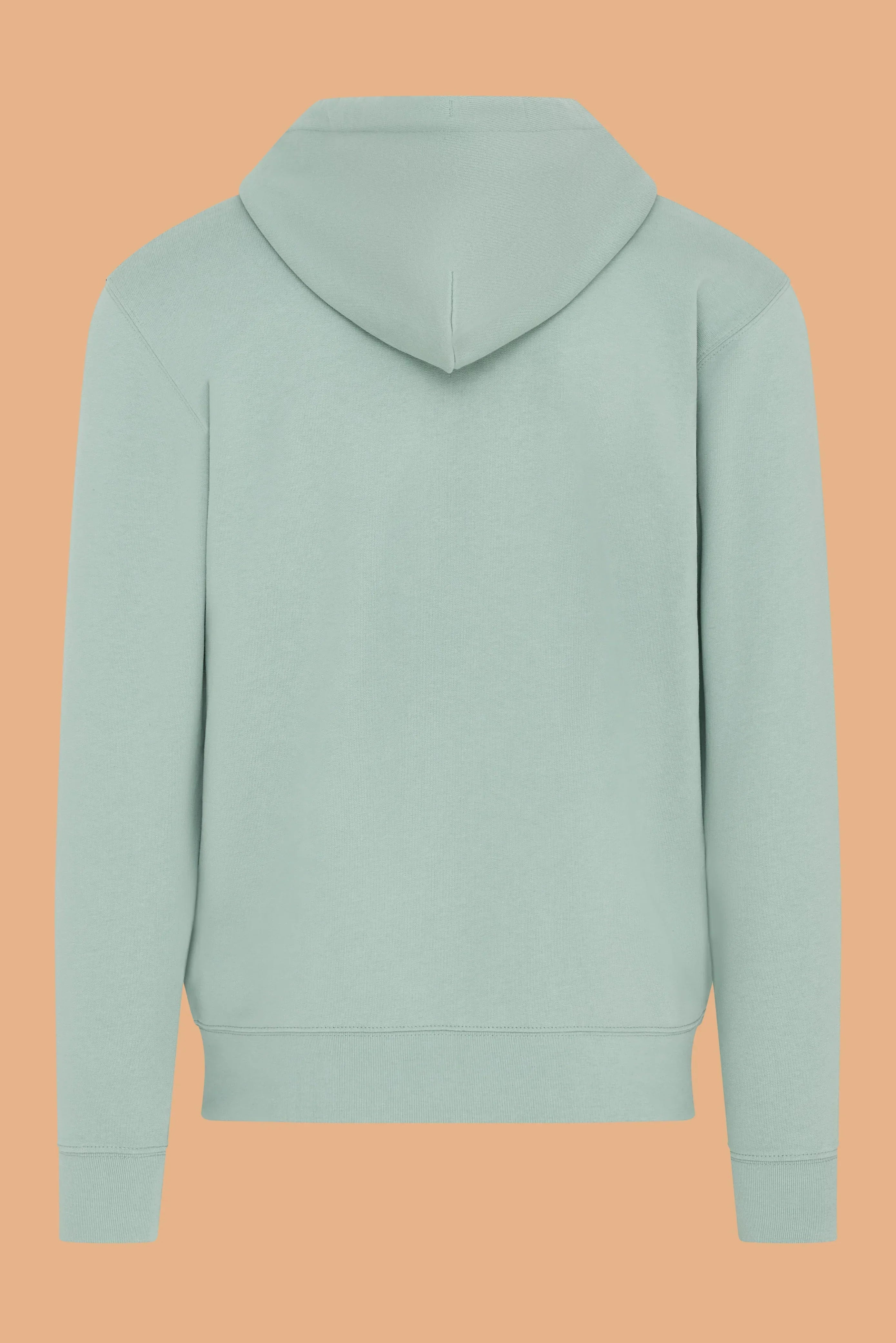 Geborduurde P-hoodie met rits