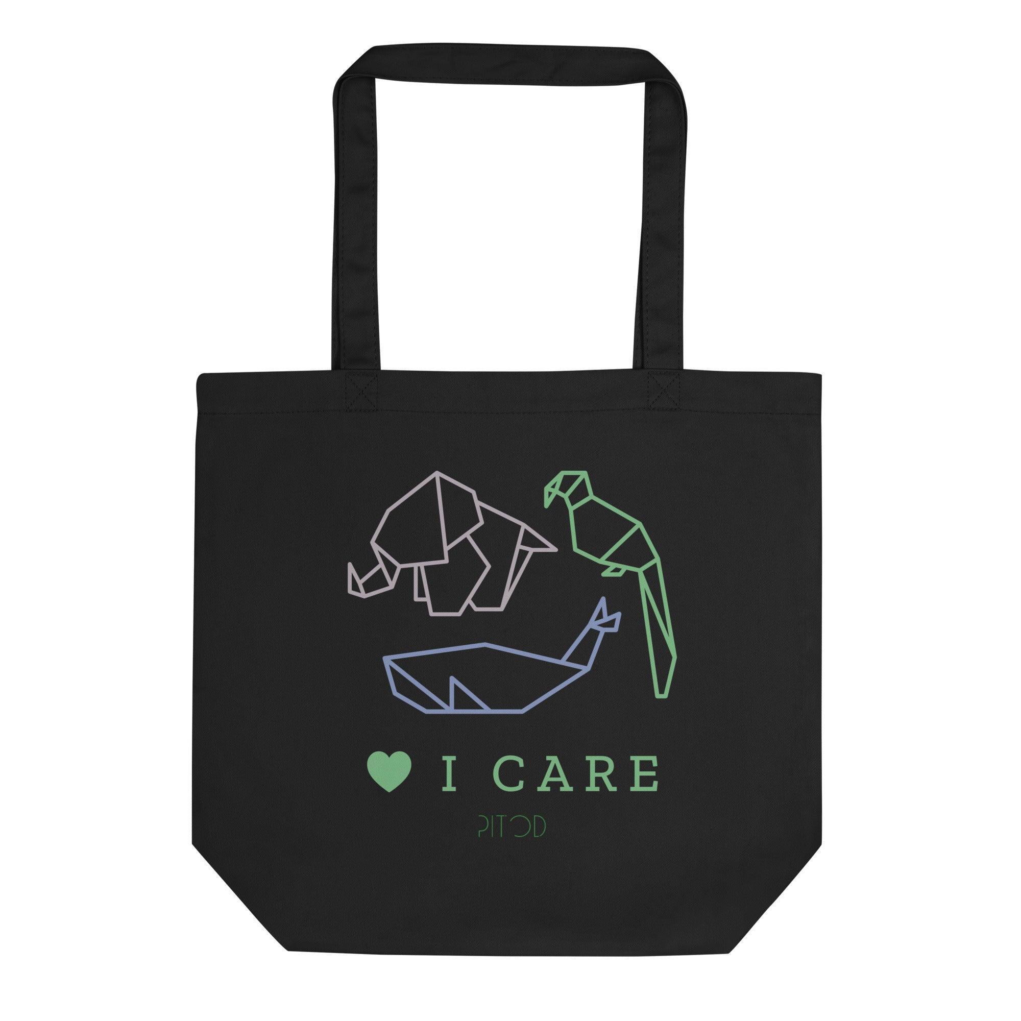 I Care Tote Bag | Shopping Totes | pitod.pro