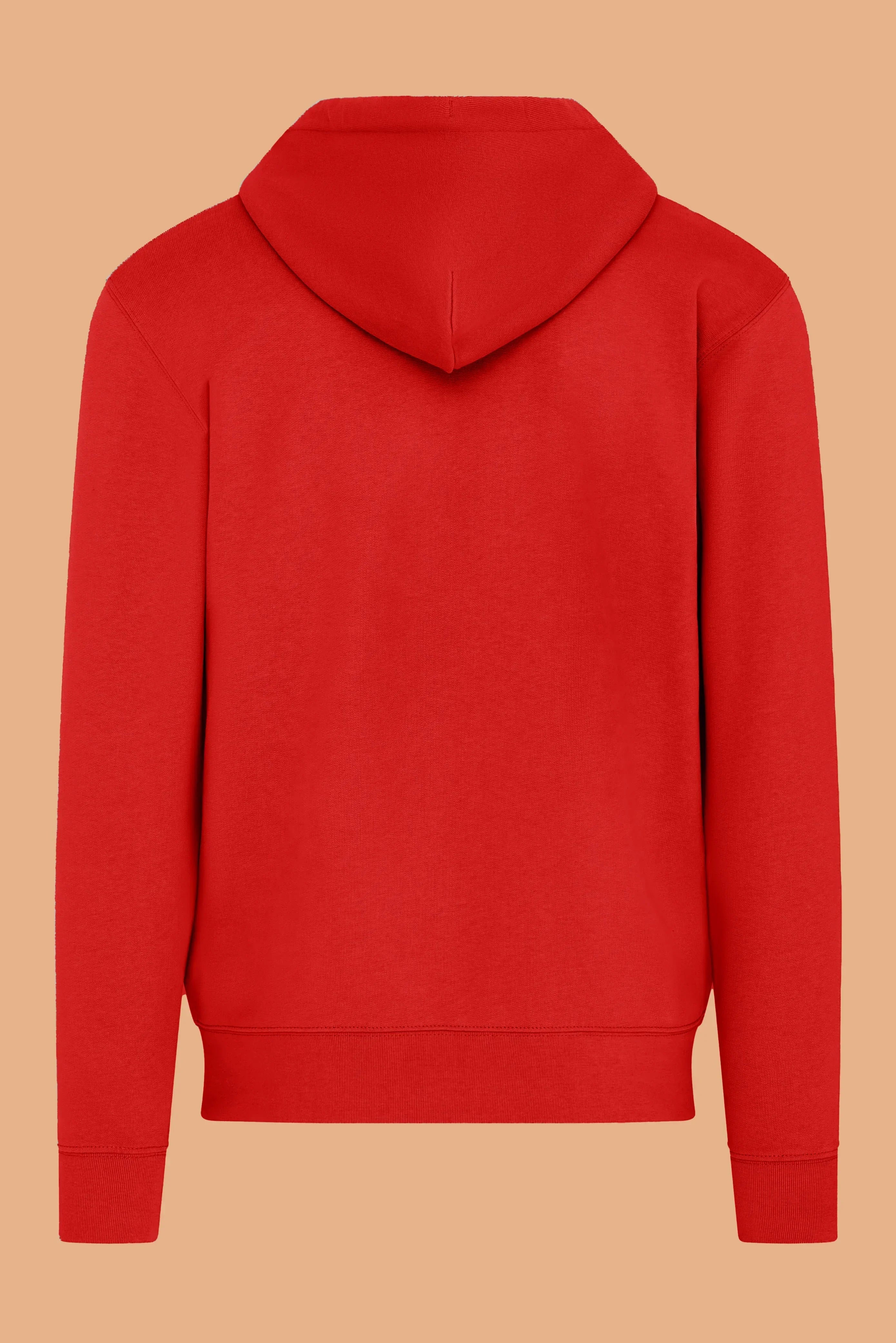 Geborduurde P-hoodie met rits