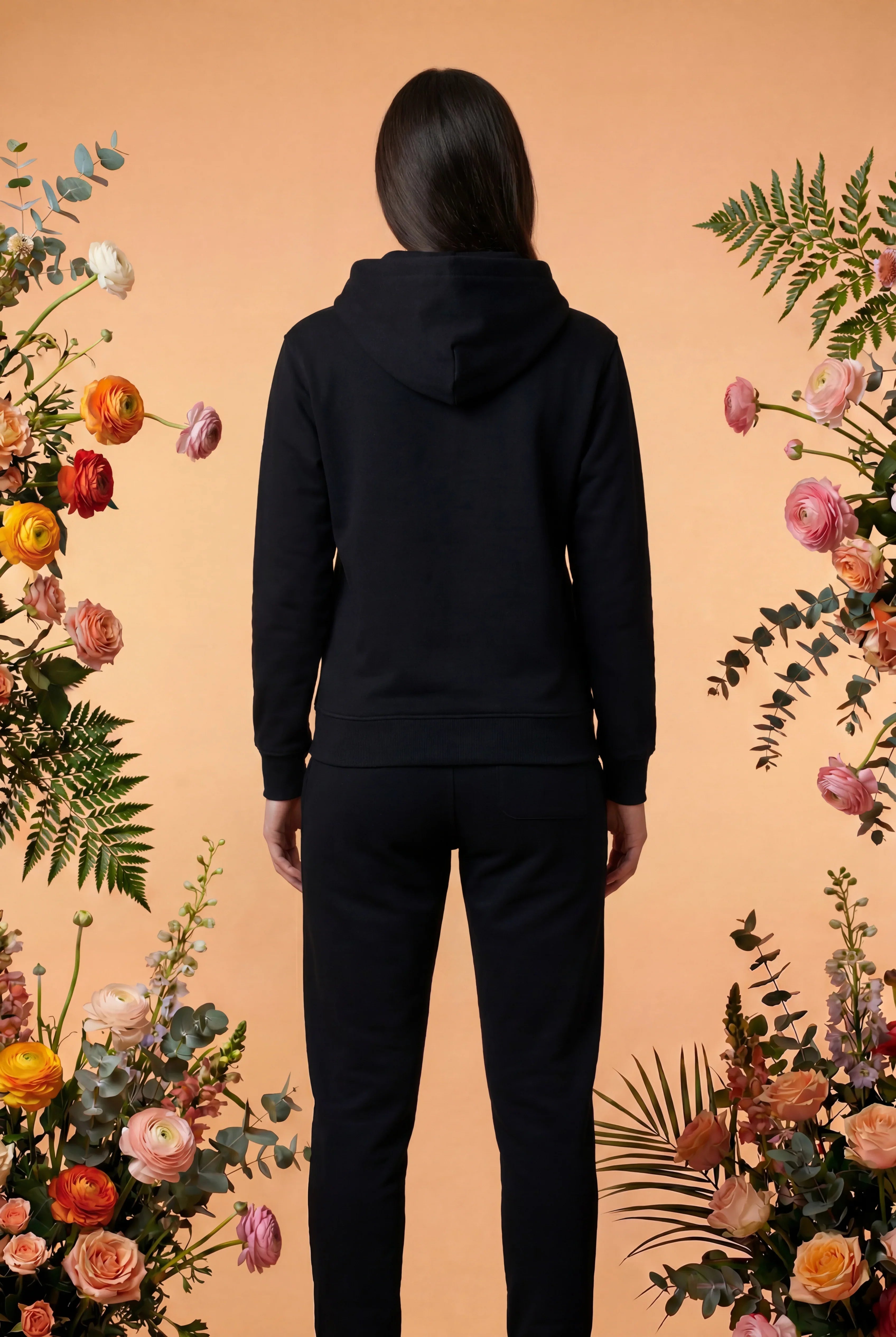 Sudadera con capucha P bordada
