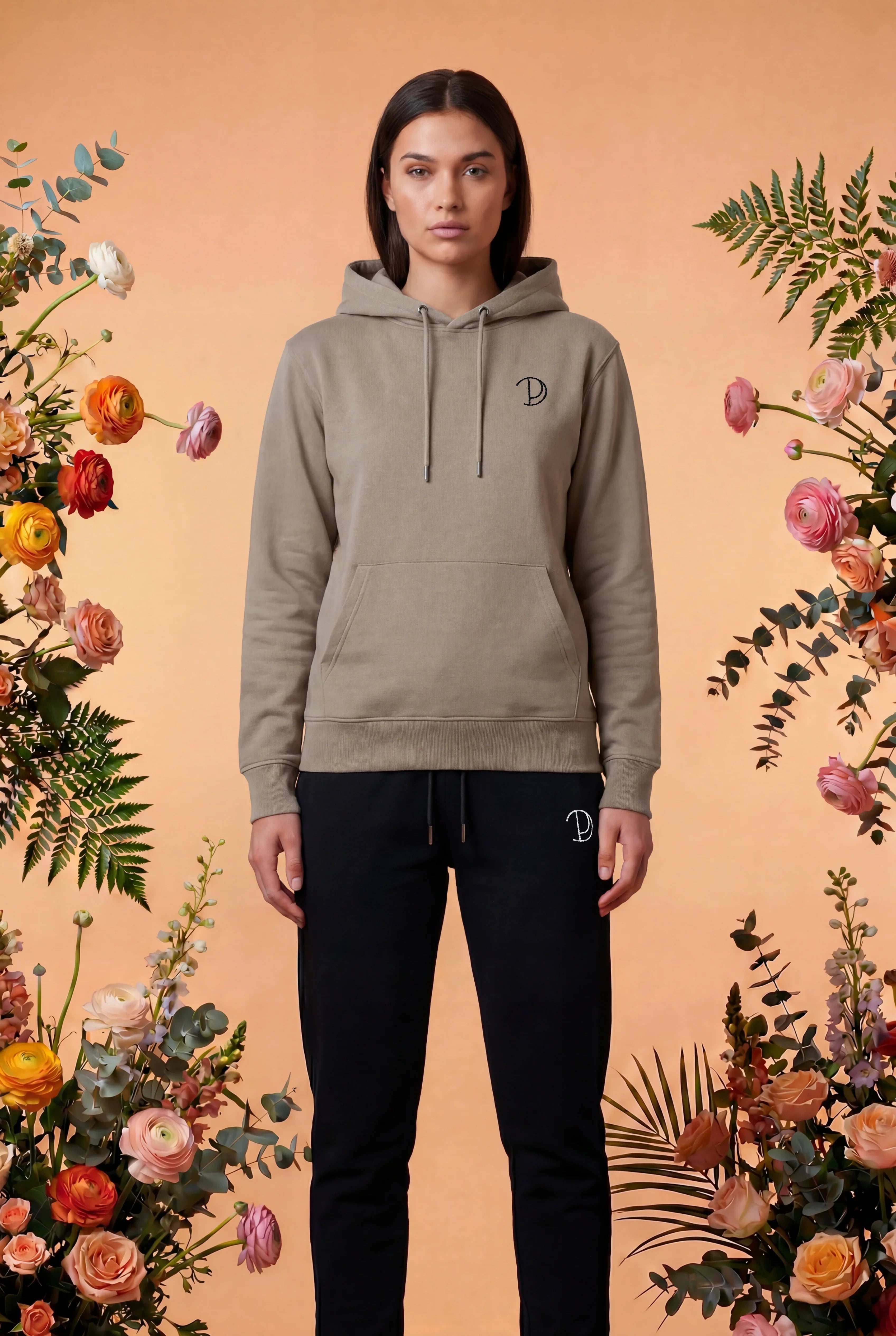Embroidered P Hoodie