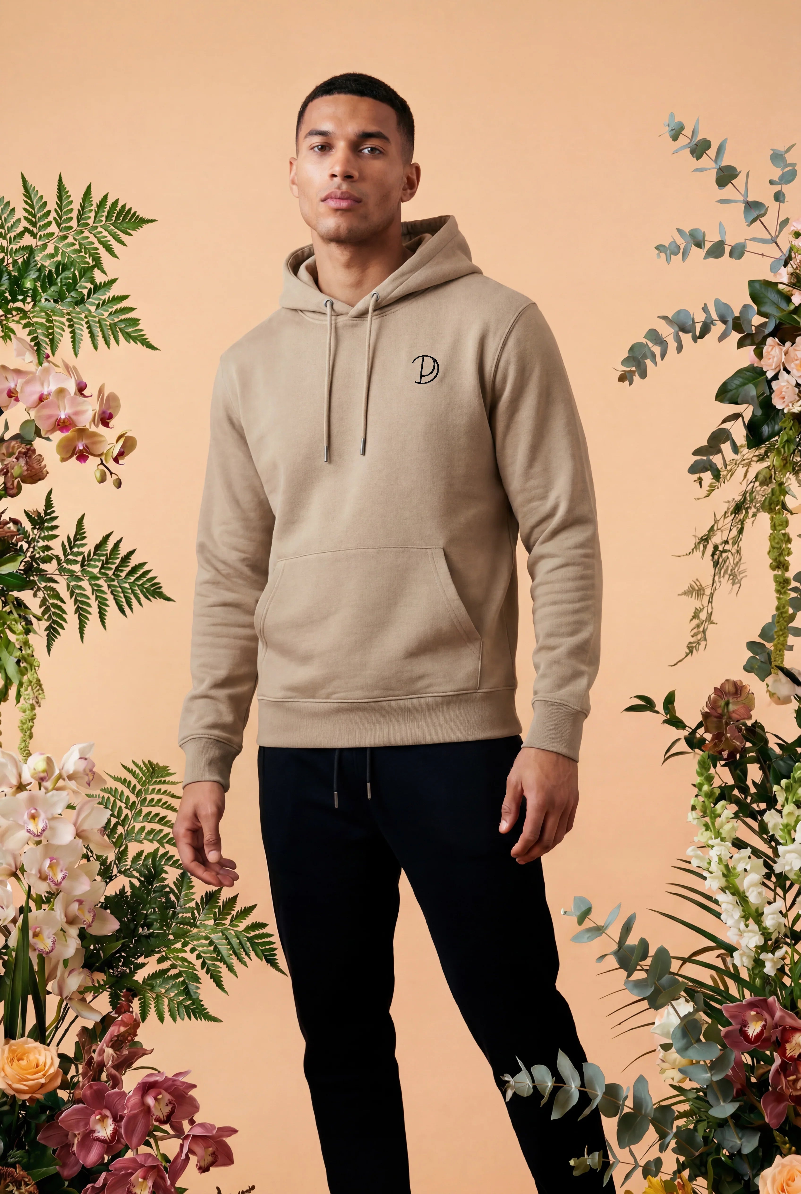 Geborduurde P Hoodie