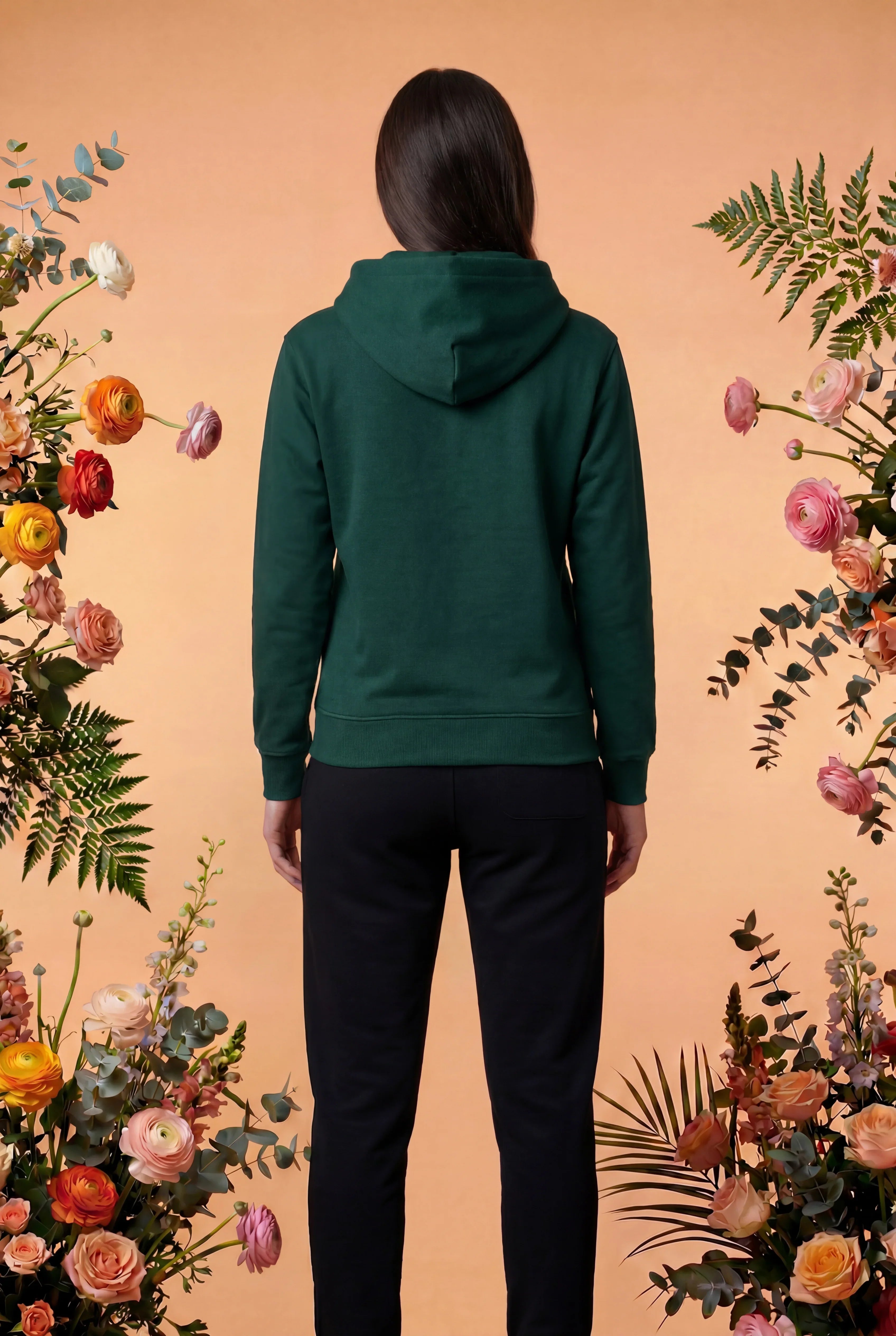 Sudadera con capucha P bordada