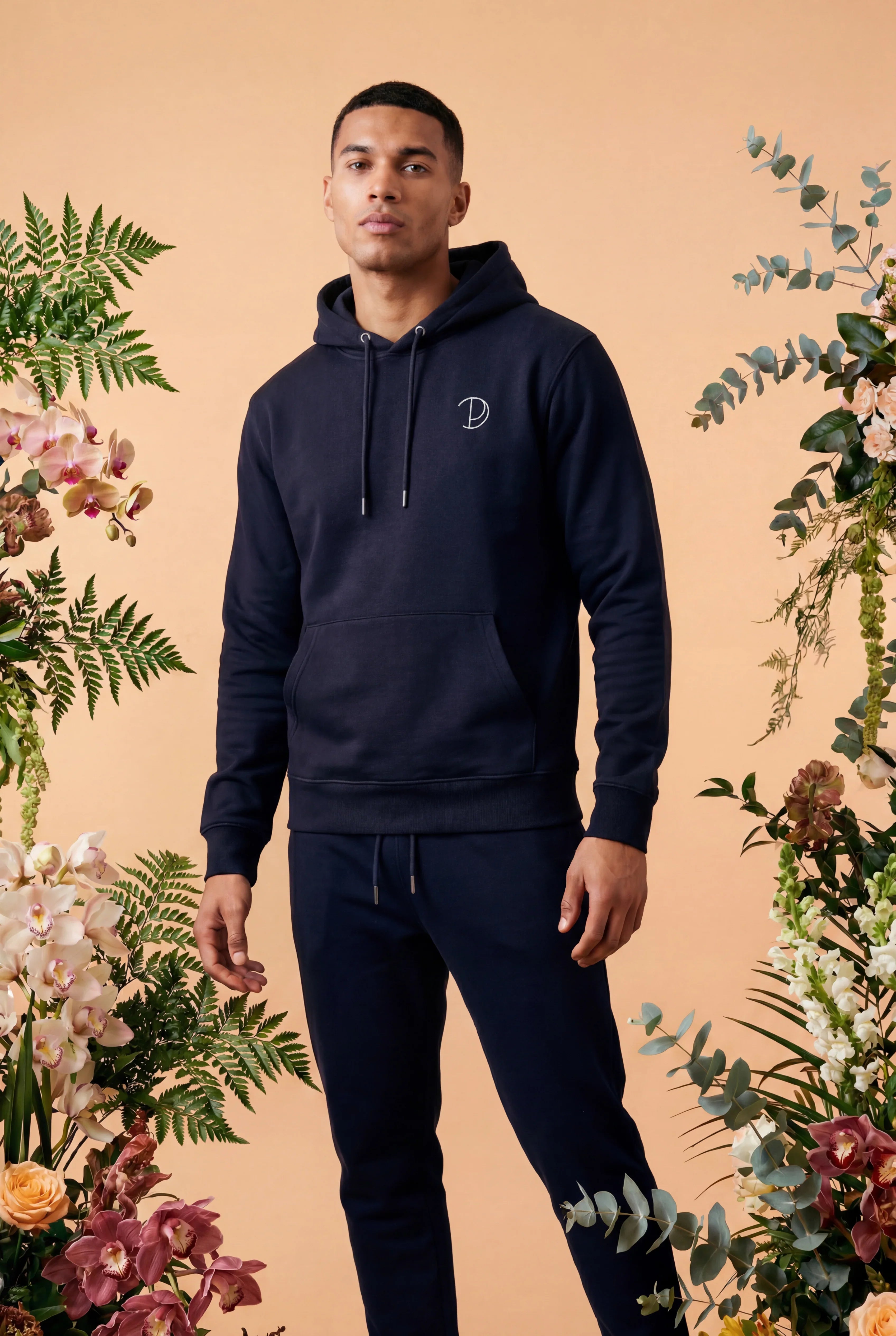Geborduurde P Hoodie