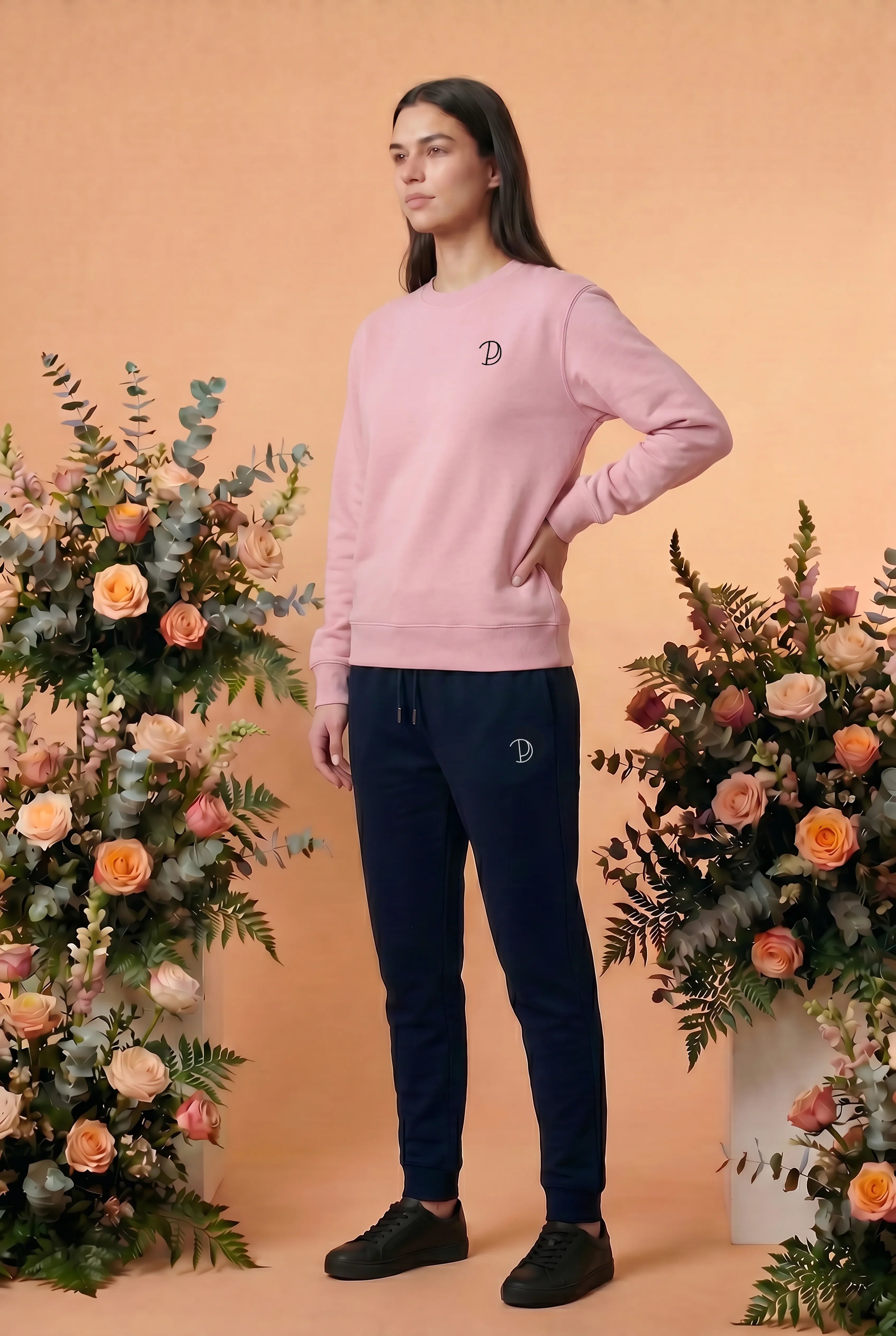 Besticktes P-Sweatshirt