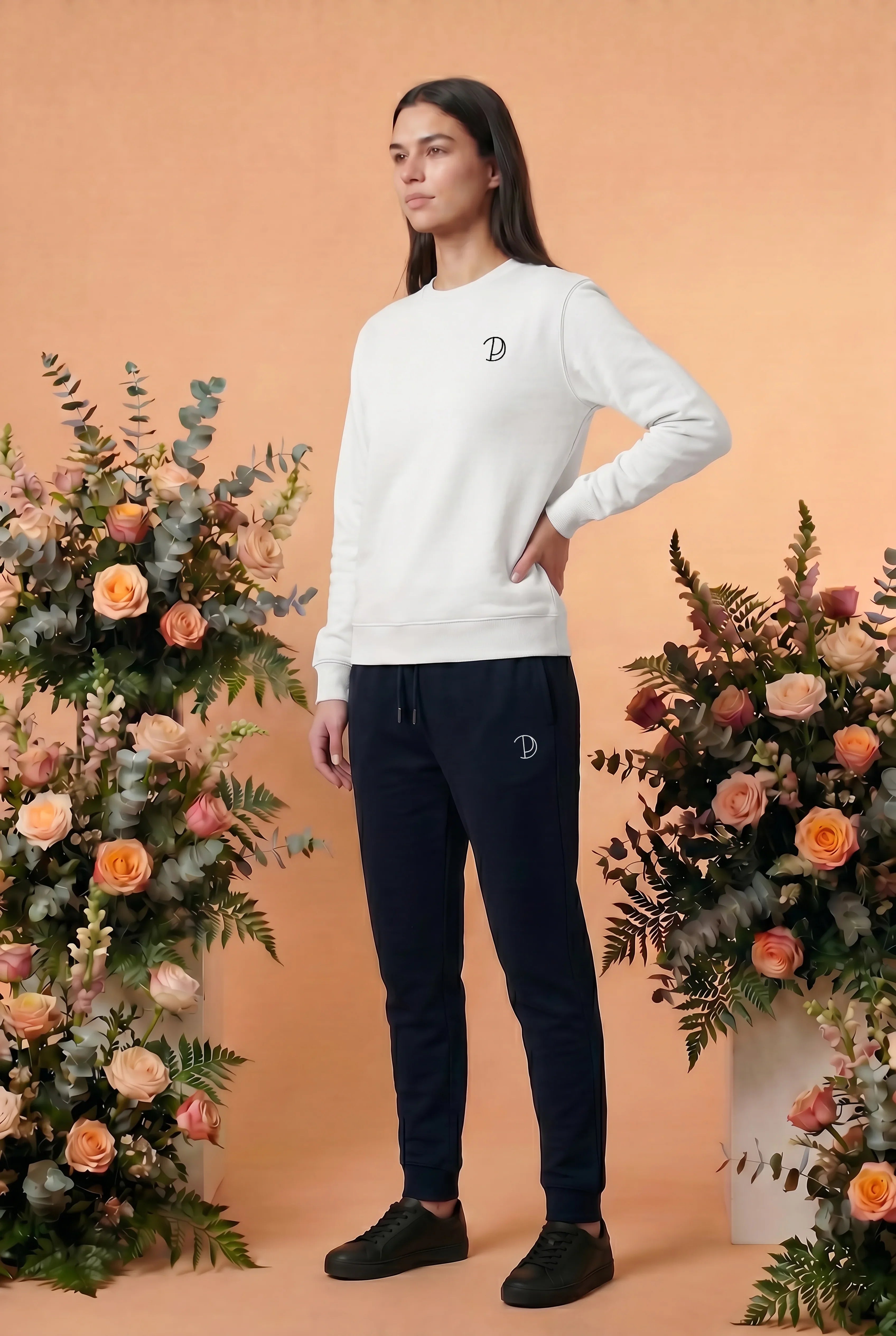 Besticktes P-Sweatshirt