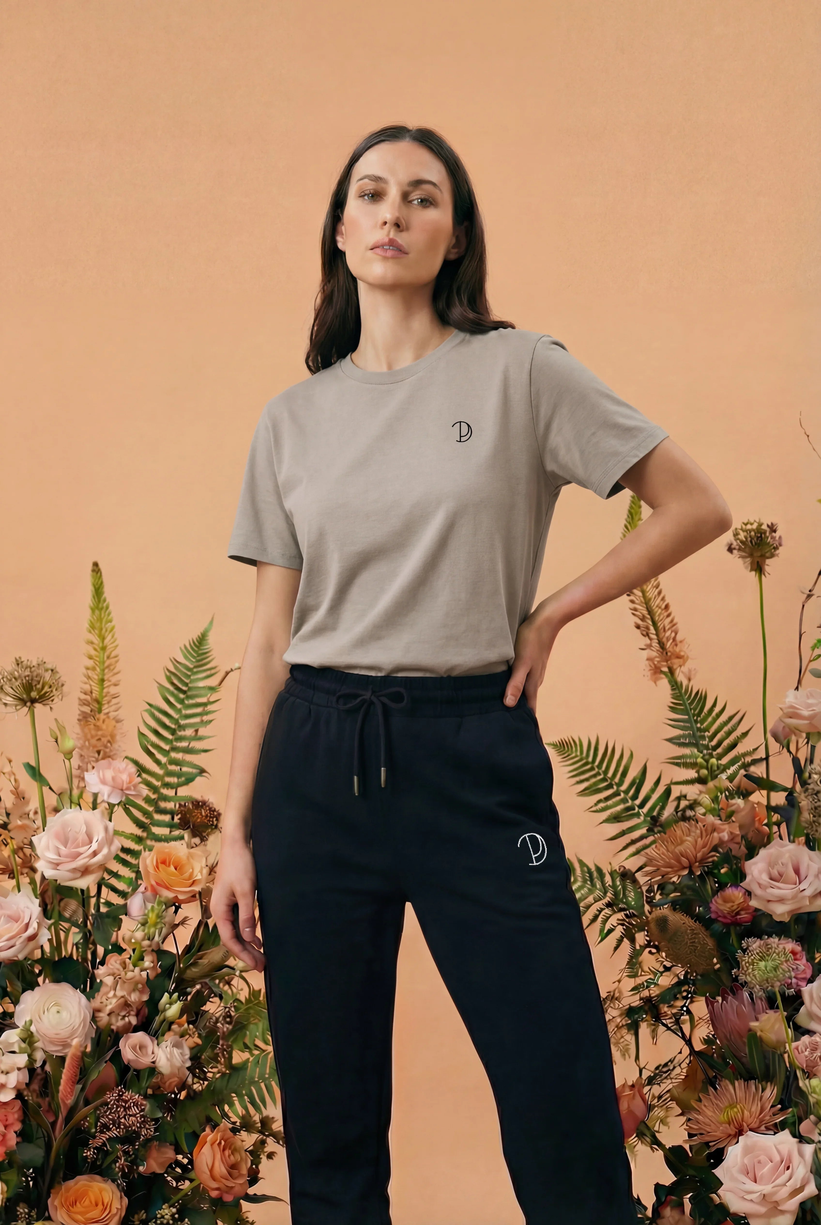 Embroidered P T-Shirt