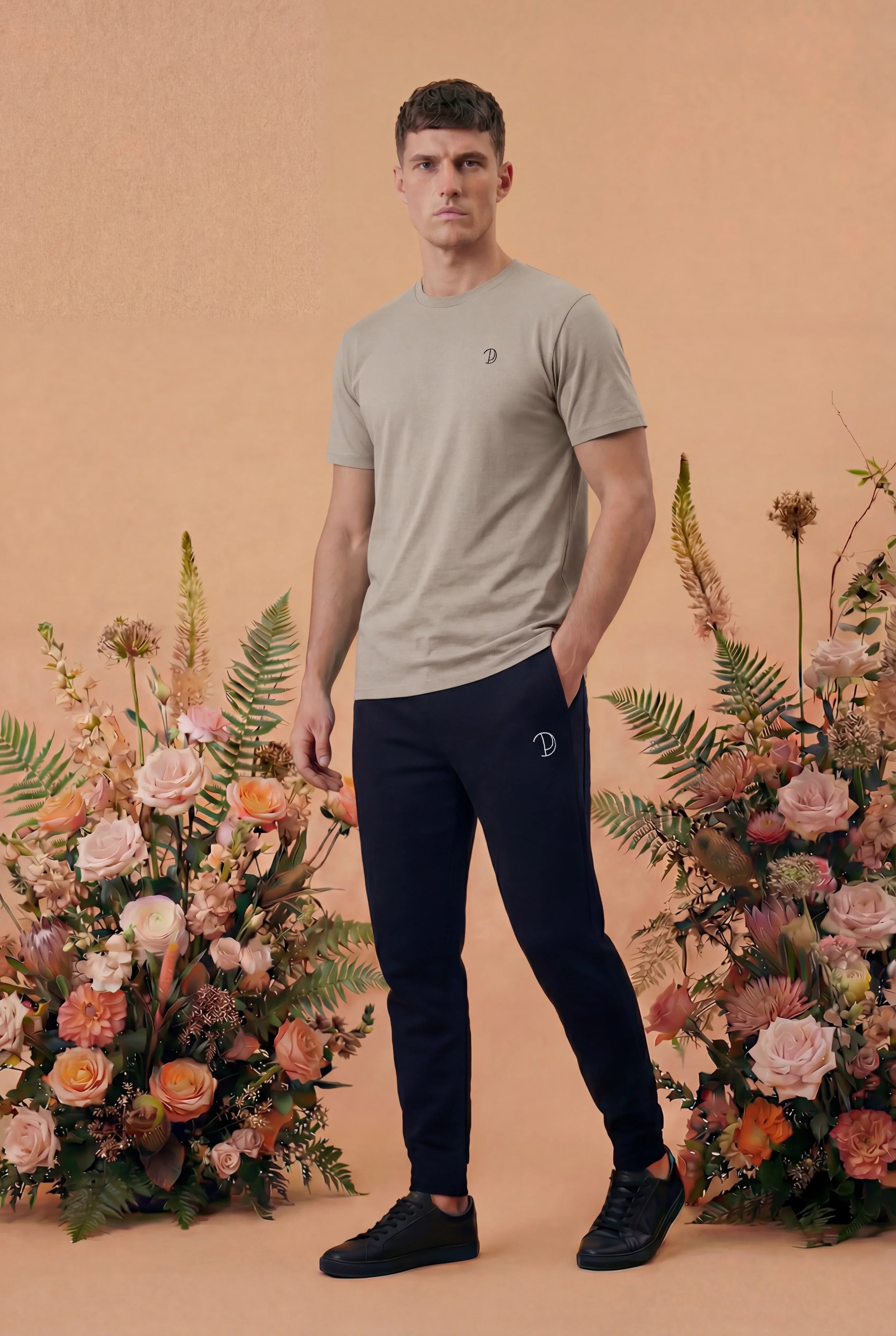 Embroidered P T-Shirt